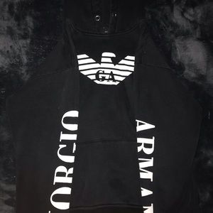 Giorgio Armani Black Hoodie